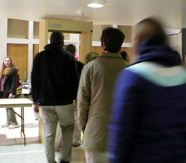 metal detectors...