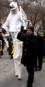 wow! stilts!...