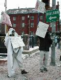 saturday counter protestors