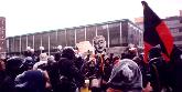 Photo:  Breakaway March Departing from Software Eng. Institute After Mass March and Rally