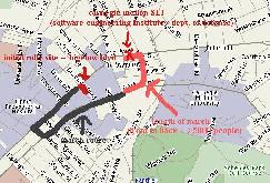 march route graphic (with march length diagram)