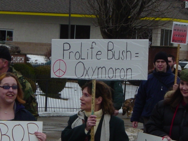 Pro-Life Bush = Oxym...
