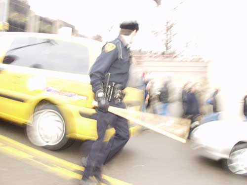 Aggresive Police...
