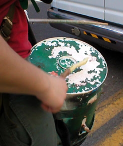 drumming for peace...