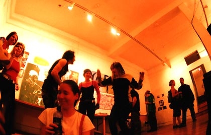 dancing...