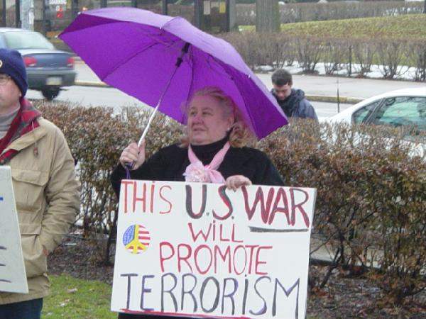 War promotes terrori...