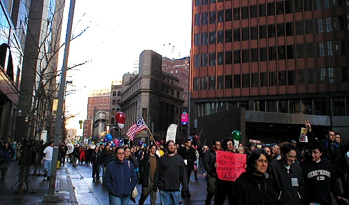 marching...