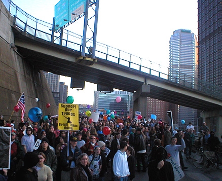 marching...