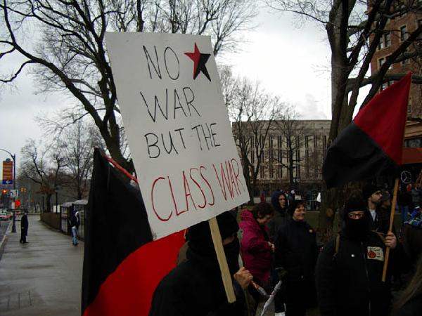 No war but the class...