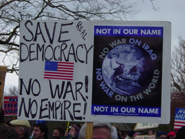 Save Democracy! No W...