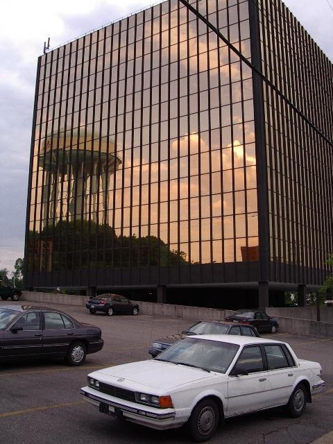 The office building...