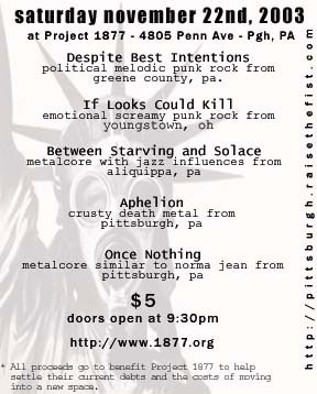 Benefit Show for 187...