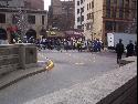 One arrest at Bush protest