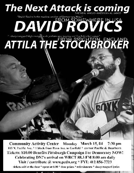 DAVID ROVICS IN PITT...