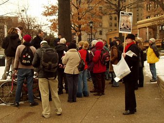 Vigil Crowd...