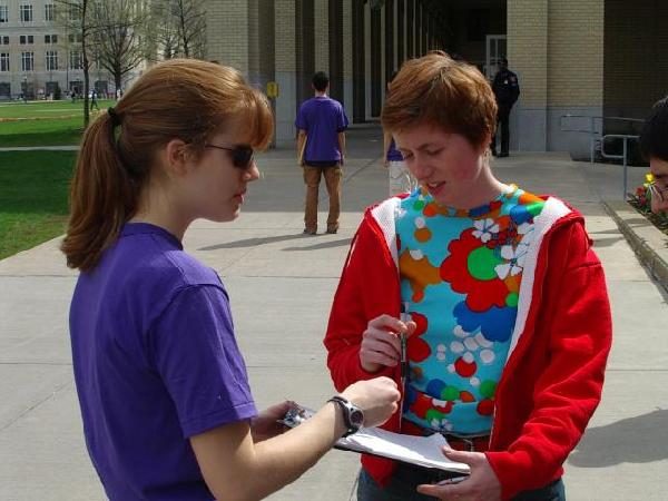 Signing a Petition...