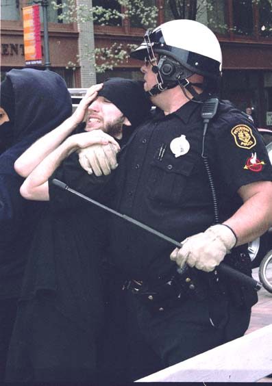 photo of arrest...