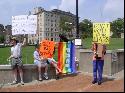 Pictures of the July 4 Cheney protest