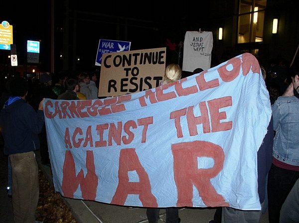 CMU against the war...