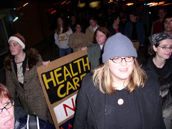 Post-election rally ...