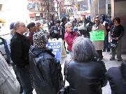Justice for Janitors Solidarity rally
