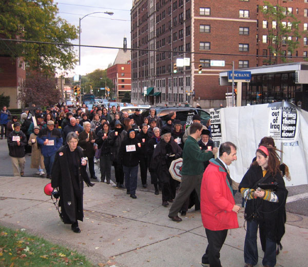 More of the march...
