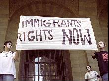 immigrants' rights rally