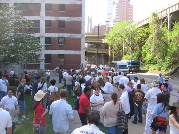 Before the march...