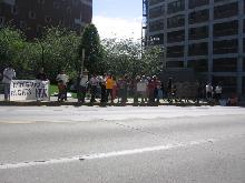 Pictures from Immigrants' Rights Vigil and March