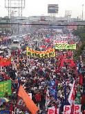 Philippines: AKBAYAN leads protests over SONA of lies, lies, lies