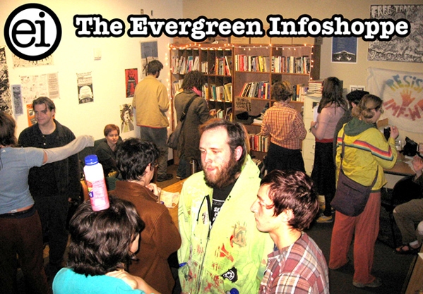 Student-run infoshop...