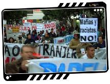 Video-chronicle: Demonstration against racism and foreigners law