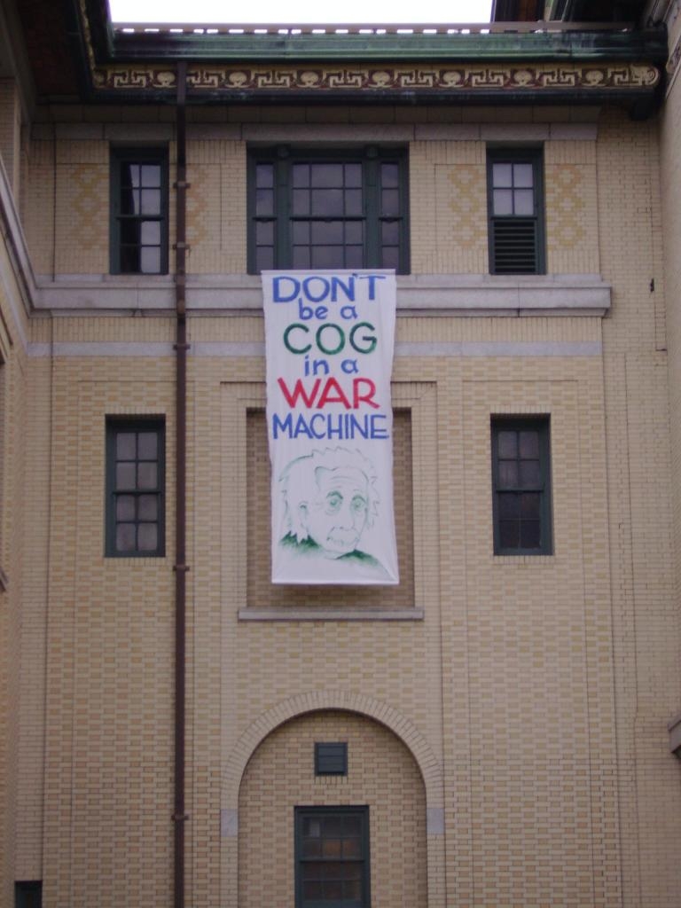 Banner Drop at CMU...