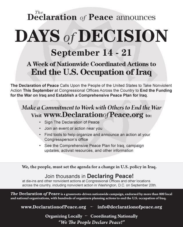 “Days of Decision�...