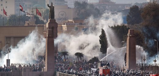 Egypt in flames ...