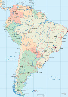 South American river...